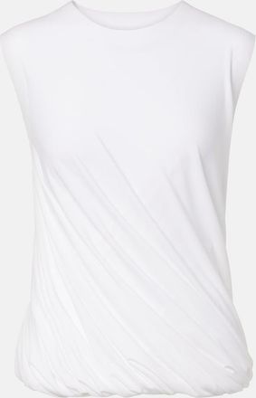 Norma Kamali Twist jersey top