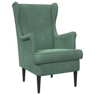 vidaXL Sill&oacute;n Verde Mar Terciopelo Vidaxl