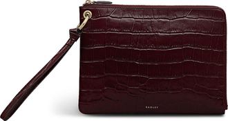 Radley London Elms Crescent Medium Multi-Compartment Pouch in Dark Cherry at Nordstrom