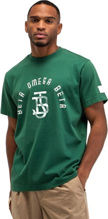 Butcher of Blue T-shirt groen Butcher of Blue opdruk wit