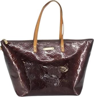 Louis Vuitton Pre-owned Bellevue handtas - Dames - Vintage Shopper - Paars - ONE Size - Leer - Vintage