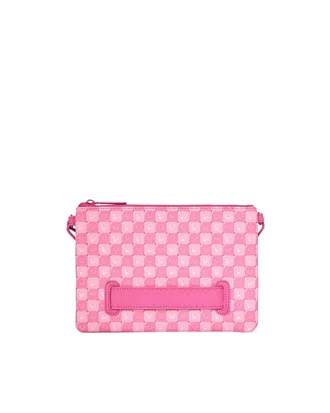 Sprayground Checkered PVC Pouch - Pink