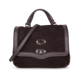Zanellato Postina Baby Tas - Dames - Handtassen - Bruin - ONE Size - Katoen - Tassen