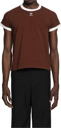 Versace Hombre, Camisetas, Marr&oacute;n, Talla: M