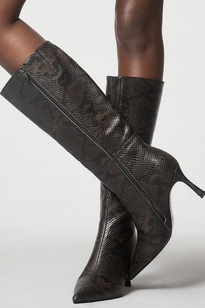 Black Suede Studio Draya 80 Pointed-Toe Boots