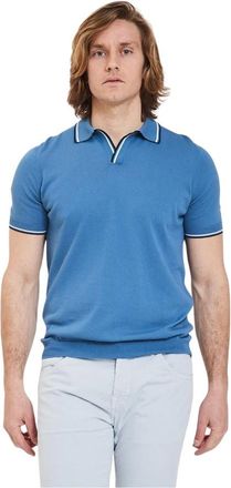 Gran Sasso Tennis Polo Shirt - Heren - Polos - Blauw - M - Tops