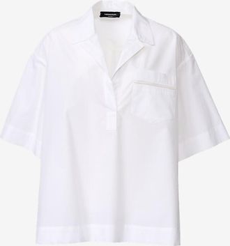 Fabiana Filippi Oversize-Hemd aus Baumwolle mit Hemdkragen