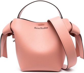 Acne Studios mini Musubi shoulder bag - women - Calf Leather - One Size - Pink