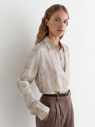 Reiss Neutral Shirt, 14