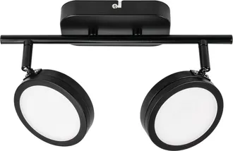 Lindby Foco neros En Negro De Metal - Lindby