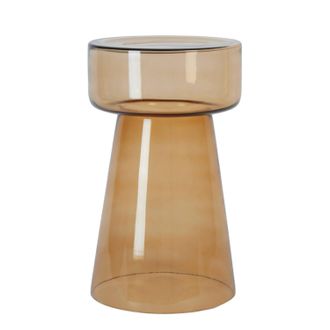Light & Living Light&living - Mesa De Centro Dakwa Vidrio Ocre - &Oslash;30x50 Cm