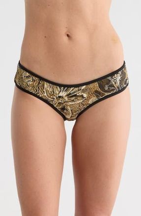 Free People Frankie Print Swim Bottoms in Olive at Nordstrom Rack, Size X-Small