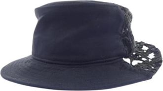 Dior Pre-owned Vintage Hoed - Dames - Vintage Accessoires - Zwart - ONE Size - Vintage