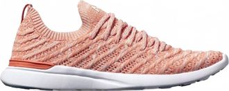 Athletic Propulsion Labs Womens Techloom Wave Athletic Sneakers In Terracotta/pristine/melange