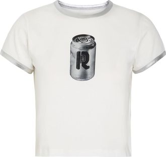 Paco Rabanne Printed Cotton T-shirt - White And Black - S (UK8-10 / S)