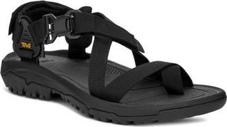 Teva Hurricane Terra Dactyl Sandal in Black /Black at Nordstrom, Size 7