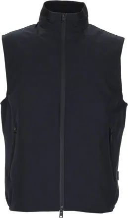 Woolrich Black Waterproof Zip Up Vest