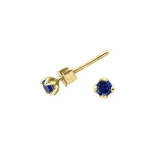 Dower & Hall 14k Gold & Sapphire Stargazer Studs
