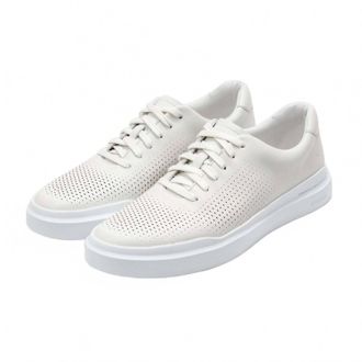 Cole Haan Mens Grandpro Rally Laser Cut Sneaker In White