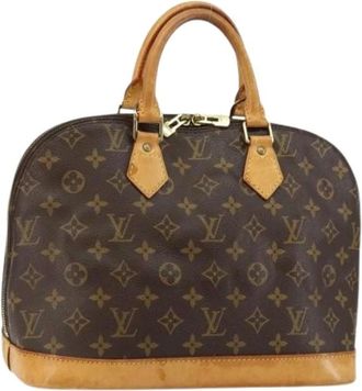 Louis Vuitton Pre-owned Handbags, female, Brown, Size: ONE SIZE Pre-owned Canvas Handbag