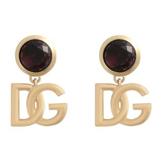 Dolce & Gabbana Logo Clip Earrings - Dames - Oorbellen - Geel - ONE Size - Accessoires