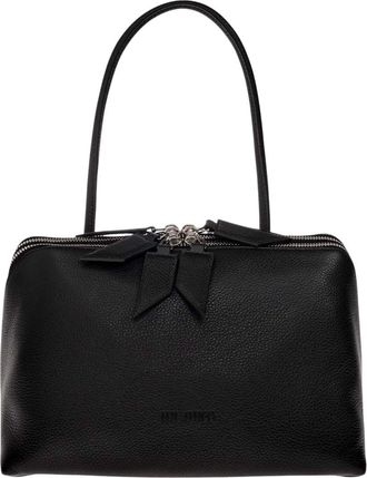 The Attico Black LAltra Di Milano Large Shoulder Bag