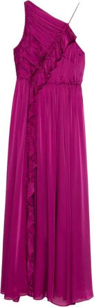 Ulla Johnson Abito lungo Aisha con ruches - Viola