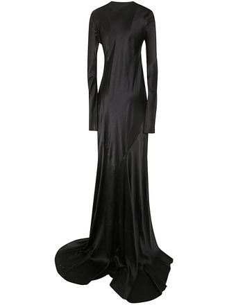 Ann Demeulemeester Demy X-lang Hoge Split Lange Mouwen Jurk