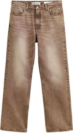 Our Legacy Carlson Cut Straight Jeans - Heren - Regular Fit Jeans - Bruin - W36 - Katoen - Jeans