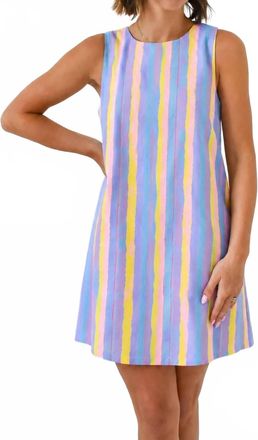 Sugarlips Dillary Striped Shift Mini Dress In Multi