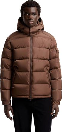 Moncler Mens Doudoune Maya Marron Brown Down Jackets Coat