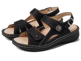 Finn Comfort Barbuda Wine Nomad Womens Shoes Black Sirio : EU 41 (US Womens 10.5-11) Medium, Leather