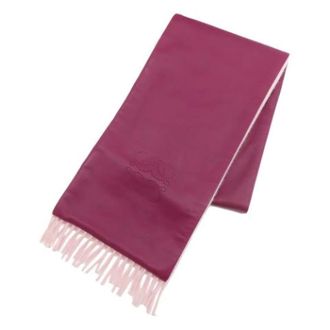 Loewe Pre-owned Scarves, female, Purple, Size: ONE SIZE Pre-owned Stole