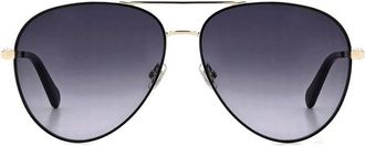 Fossil Grey Pilot Ladies Sunglasses FOS 2140/G/S 0807/9O 59