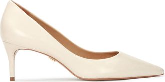 Kazar Dames cr&egrave;me pumps. Dit product valt klein uit. - Dames - Pumps - Beige - 36 EU - Leer - Schoenen