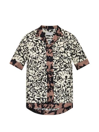 Dries Van Noten Point Collar Short-Sleeved Shirt