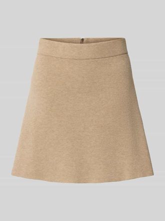 Vero Moda Ausgestellter Mini-Rock aus Viskose-Mix Modell SABA in Sand, Größe XL