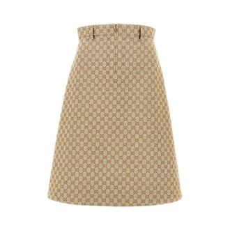 Gucci GG canvas A-line skirt Woman 44