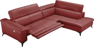 Egoitaliano Ecksofa »Martine, Multifunktionssofa mit Komfortfunktionen, edel und bequem« mit Ottomane, elektrischer Relaxfunktion und Kopfteilverstellung