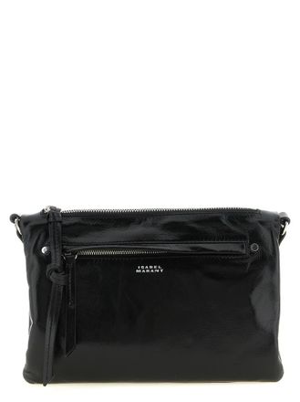 Isabel Marant Black Winna Duo Small Crossbody Bag