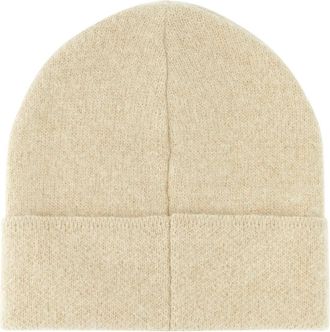 by FAR Womens Beanie Beige Alpaca Nylon Wool