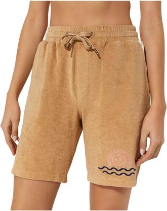 SER.O.YA Kameel Shorts Liam Stijlvol Comfortabel - Dames - Bermuda - Bruin - XS - Katoen - Korte Broeken