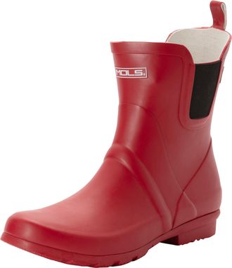 Mols Gummistiefel MOLS SUBURBS W RUBBER BOOT, Damen, Gr. 36, rot (haute rot (d)), Gummi, Schuhe Gummistiefel, wasserdicht