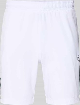 Sergio Tacchini Shorts mit Logo-Print Modell GOCCIA in Weiss, Gr&ouml;&szlig;e XXL
