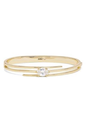 Melinda Maria Shes on Point Lasso Cuff in Gold-White at Nordstrom, Size Medium