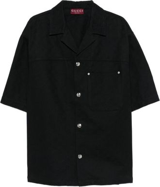 Gucci Black Bowling shirt