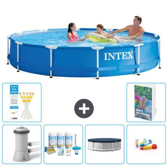 Intex Piscina Con Estructura Redonda - 366x76 Cm - 7-piezas S200