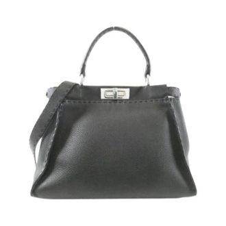 Fendi Pre-owned Vintage Handbag - Dames - Pre-owned - Zwart - Maat: ONE Size Leer