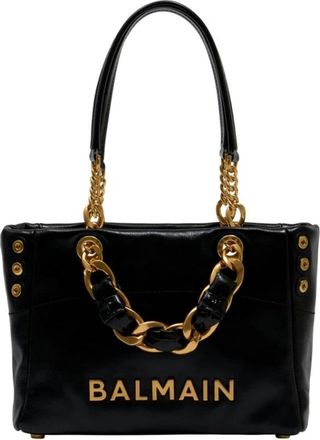 Balmain Shoulder Bags, female, Black, Size: ONE SIZE 1945 Small Shoulder Bag