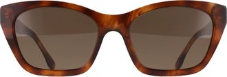 Fendi Rectangle Womens Blonde Havana Brown FE40205I Forever - One Size